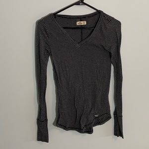 Hollister Long Sleeve Striped Tee